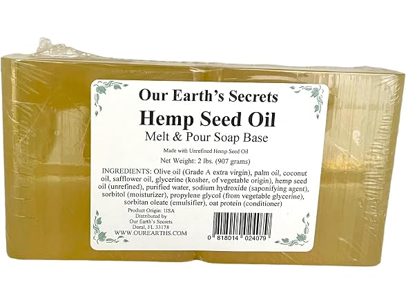 Our Earth's Secrets Hemp Seed - 2 Lbs Melt an - Gallery 4