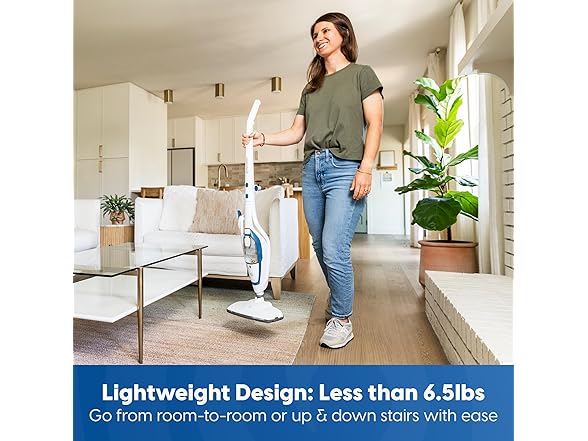 Vacmaster 2-in-1 Steam Mop & Handheld Cleaner