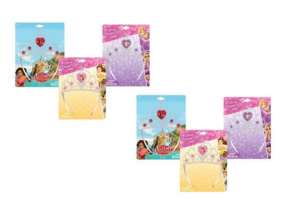 Disney's Kids Princess Crowns Set of 6