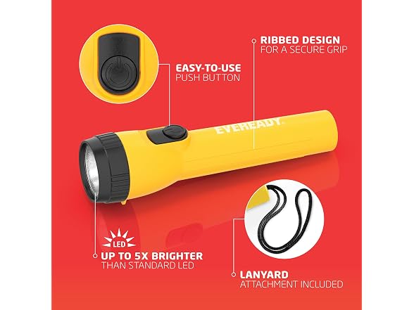 Eveready LED Flashlight 8PK