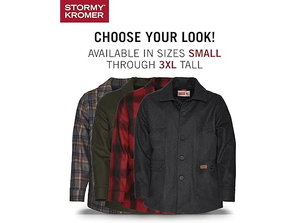 Stormy Kromer The Mackinaw Coat, 100% V