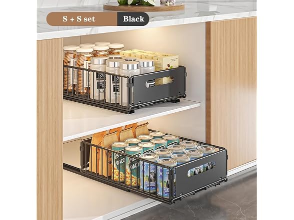 dainslef Pull Out Cabinet Organizer