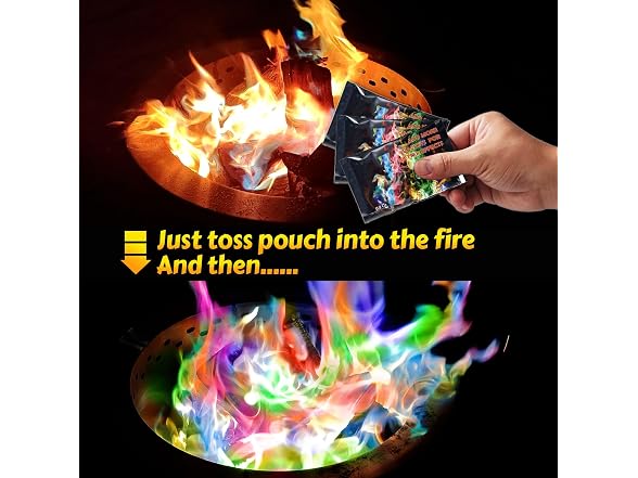 HGD 50 Pack Fire Color Changing Packets