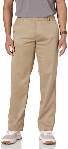 Amazon Essentials Men's Classic-Fit Stretch Golf Pant (Available in Big & Tall), Khaki Brown, 28W x 30L