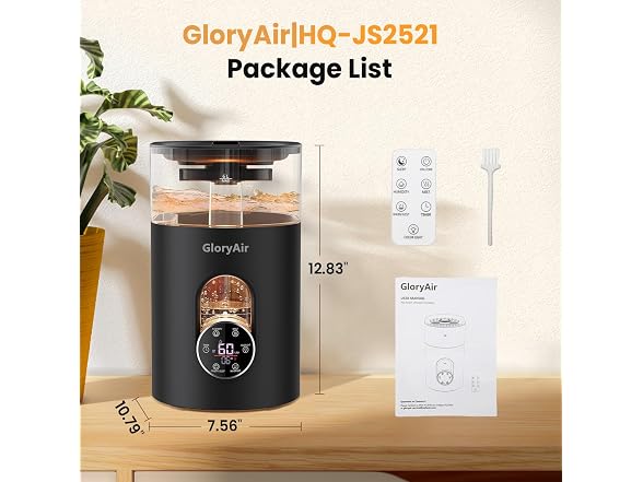 GloryAir 6L Warm & Cool Mist Humidifier