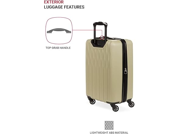 SwissGear 8018 Expandable Luggage Set, 3-Piece