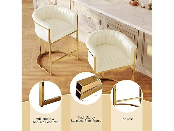Mearounliving CARA011 BarStool 1 Count (Open Box) - Gallery 4