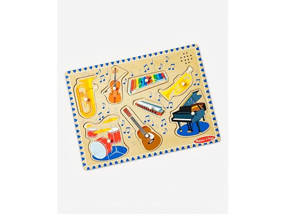 Melissa & Doug Musical Instruments Sound Puzzle