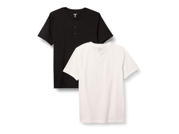 Amazon Essentials Men's Henley T-Shirt