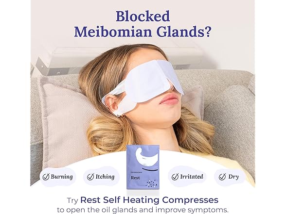 CorneaCare Self Heating Warm Eye Compress 30ct