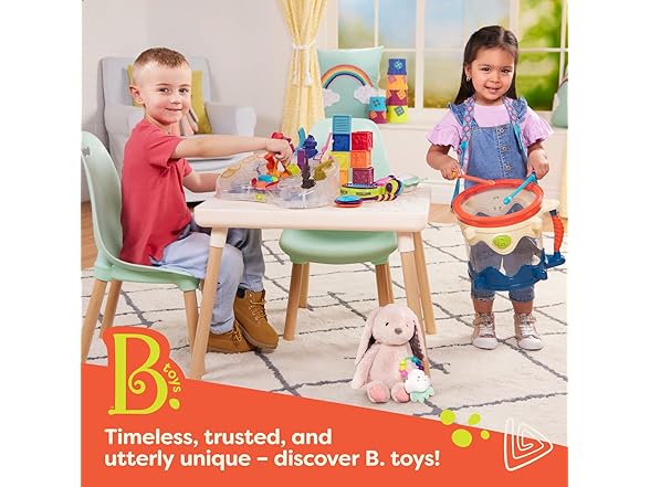 B. toys – Toys Storage Organizer – 10 Stackable Toy Bins