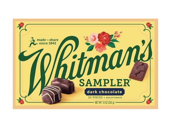 Whitmans Sampler Dark Choc Gift Box 10oz