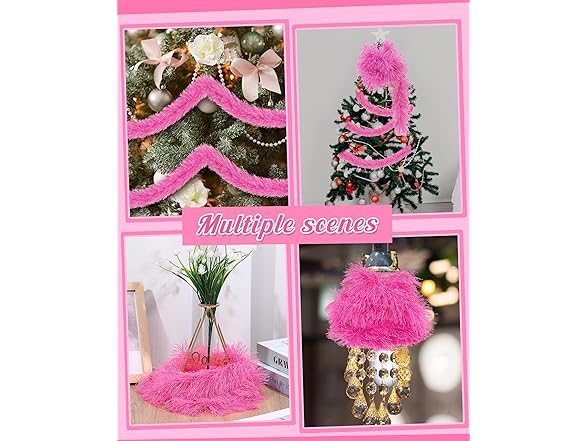 8 Pcs Feather Boas Artificial Fluffy
