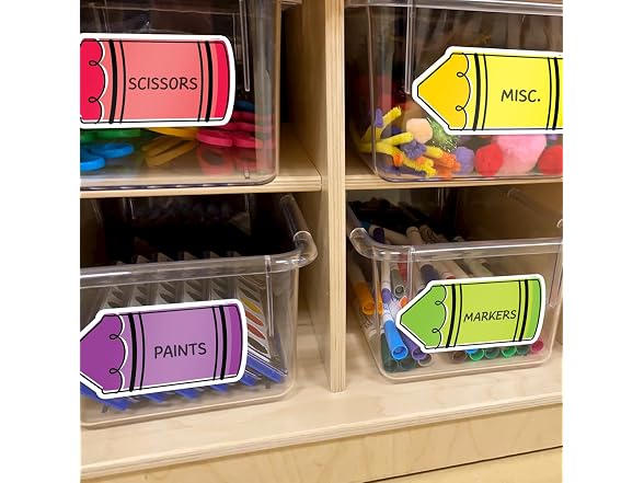 CTP Core Decor Doodle Crayons 6" Designer Cut-Outs