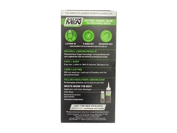 Just For Men Hair Color H55 Real Black