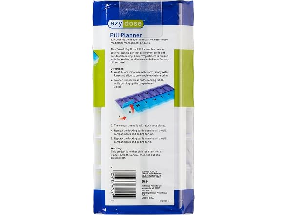 Ezy Dose Weekly 7 Day AM/PM Pill Organizer