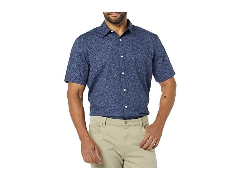 Amazon Essentials Mens SS Dress Shirt w/ Stretch - Gallery 37