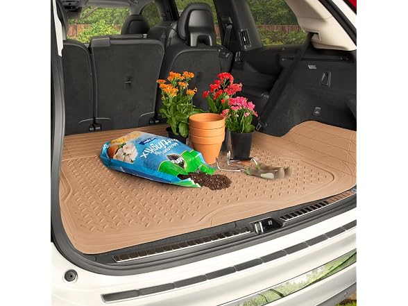 BDK Rubber Cargo Mat Liner 46x57Beige