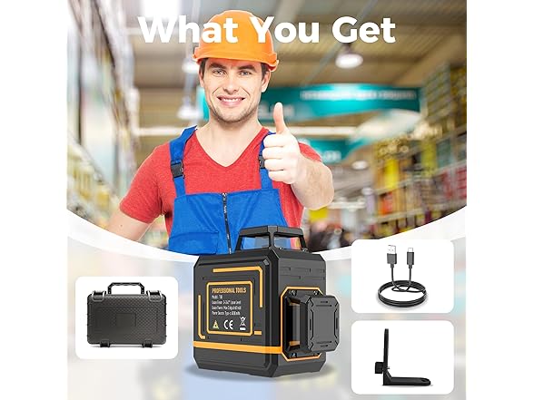 2D Green Cross Line Laser Level