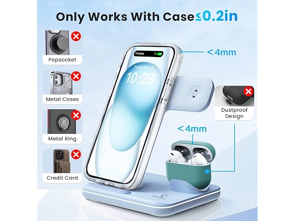WAITIEE Wireless Charger for iPhone 17