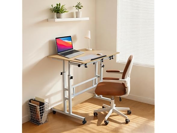 FAHKNS Small Standing Desk, Portable Stand Up Desk