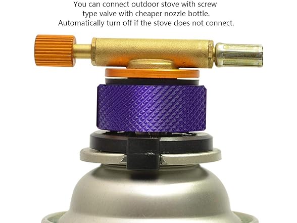 Alomejor Camping Stove Adapter Outdoor Stove