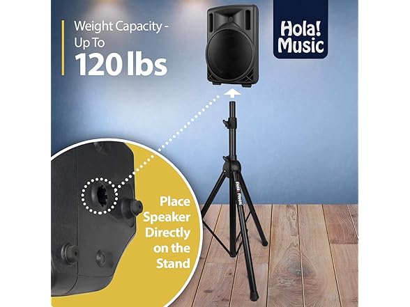 (Pair) Hola! Music PA Speaker Stands (HPS-500PA)