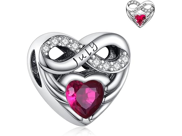 BEEUVIP July Birthstone Charm