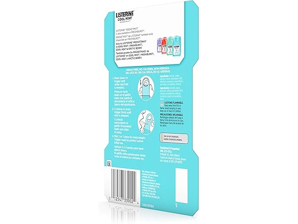 Listerine Pocketmist, Cool Mint