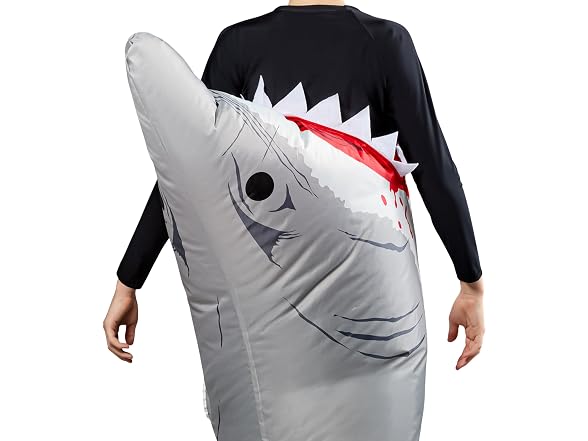 Rubies Shark Inflatable Costume for Kids, Unisex One Size