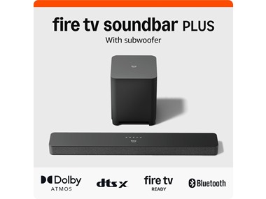 $119.95, Was $374.99, 68% Off! Amazon Fire TV 3.1 Soundbar Plus & Subwoofer dealfomo