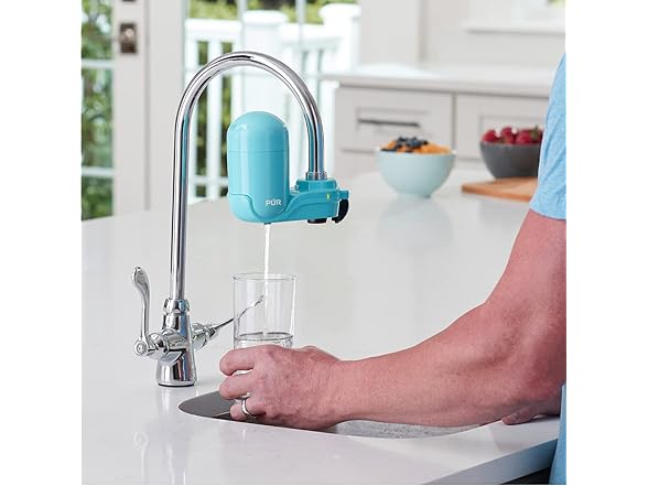PUR PLUS Faucet Filtration System, Vertical, Sea Glass