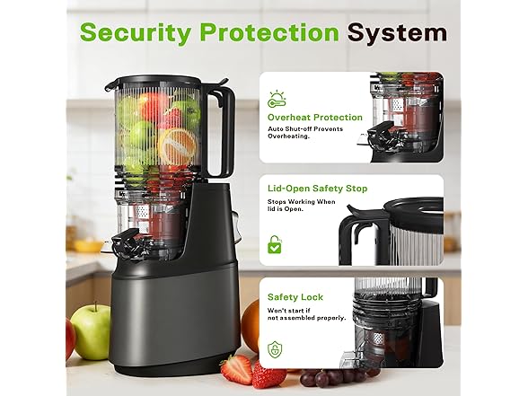 ATSENT Cold Press Juicer