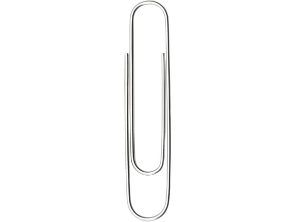 ACCO Brands Paper Clips, Jumbo, Smooth, Economy, 10 Box