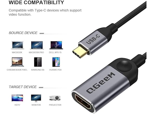 QGeeM USB-C to HDMI Adapter 7359215
