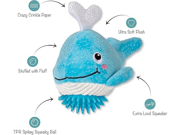 Fringe Studio Plush Dog Toy, Feeling Wha