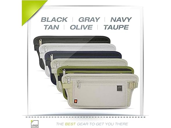 Lewis N. Clark RFID Blocking Money Belt 