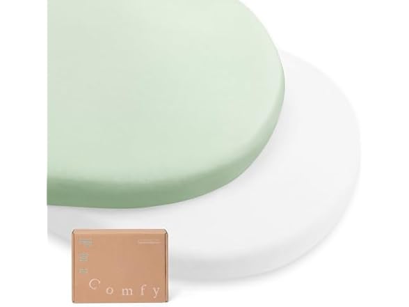 PurComfy Supersoft Fitted Bassinet Sheet