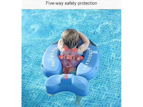 Lanckeli Baby Pool Float with Canopy