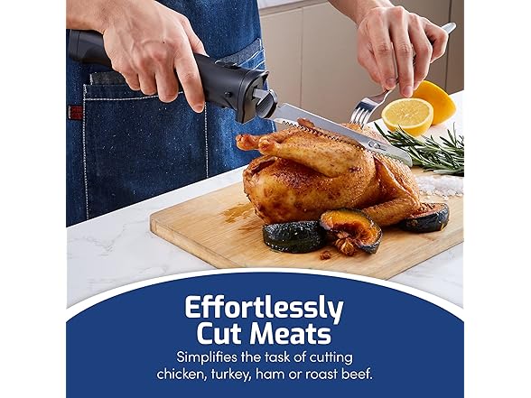 Elite Gourmet EK9810 Cordless Rechargeable Electric Knife
