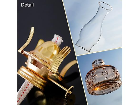 SYOENK 2 Pcs Chamber Oil Lamps