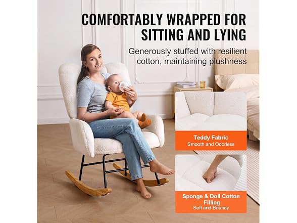 Rocking Chair Nursery, Glider Rocking Chair with