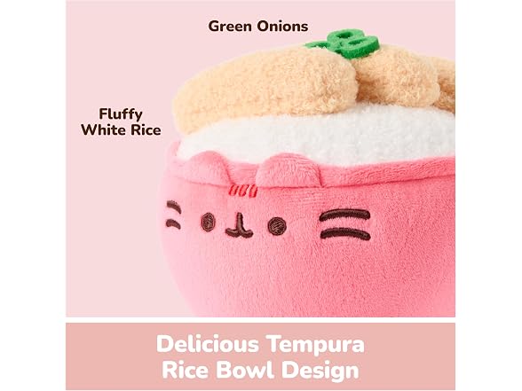 GUND Pusheen Bento Katsu Rice Bowl 6-Inch Plush
