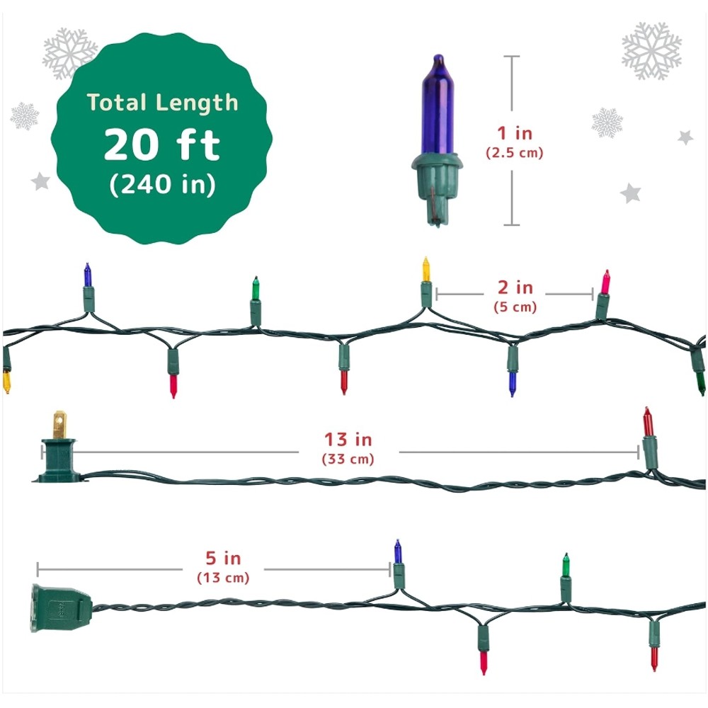 Hakol 20FT Waterproof Mini String Lights 2PK - Gallery 11