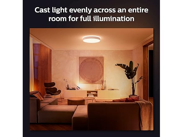 Philips Hue Enrave Medium Ceiling Lamp, White