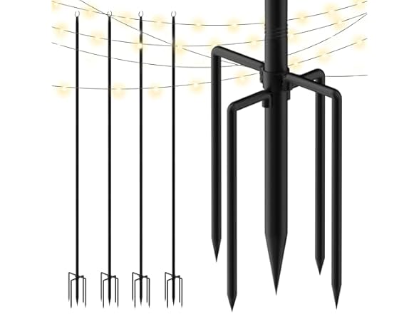 Xbrigh String Light Poles