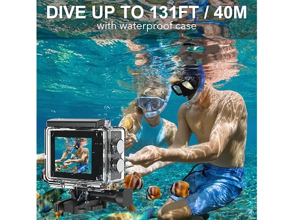 Hiicam 4K Action Camera Waterproof