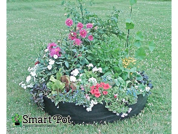 Smart Pots Big Bag Bed Fabric Raised Bed, Black