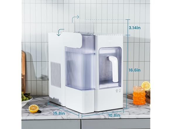 Gevi Adella Nugget Ice Maker, 40 lbs