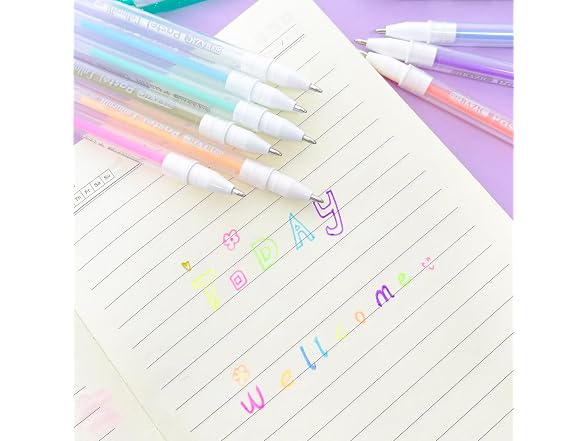 BAZIC 12 Pastel Color Collorelli Gel Pen